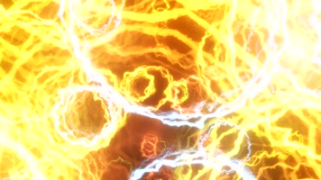 双色火热圆环电流背景