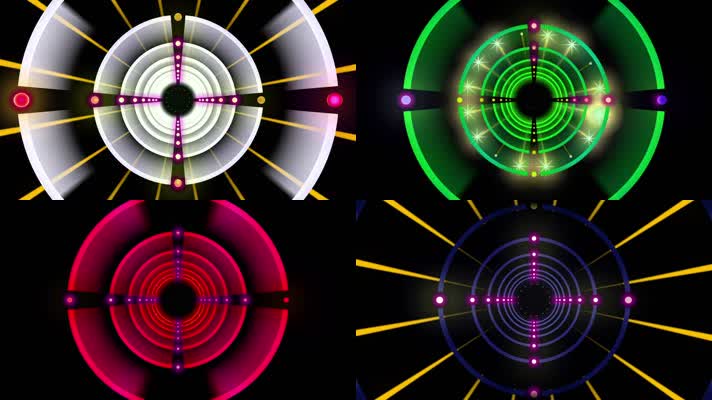 闪光隧道舞台背景