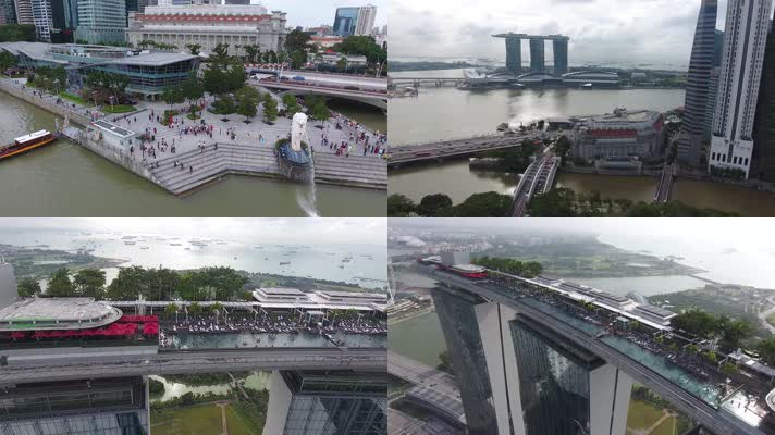 4K航拍新加坡城市宣传片
