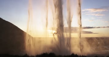 4K航拍壮观瀑布慢动作 4K航拍壮观瀑布慢动作