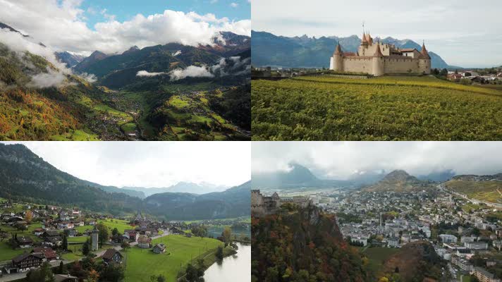 4K瑞士旅游风光宣传片