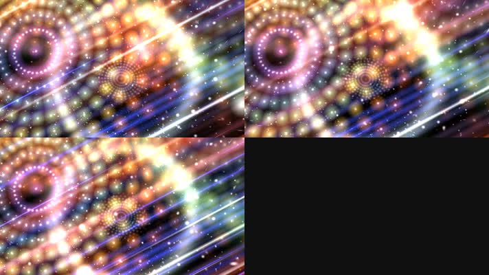 4K绚丽光线粒子舞台背景led视频