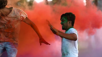 4K绚丽色彩时尚节日庆祝狂欢慢动作 4K绚丽色彩时尚节日庆祝狂欢慢动作