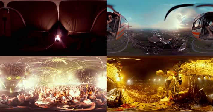 VR360全景视频万人DJ演唱会现场