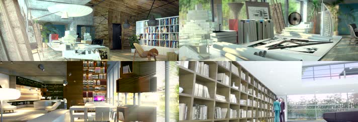 三维建筑设计师图书馆