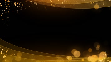 金色光斑粒子线条边框循环通道