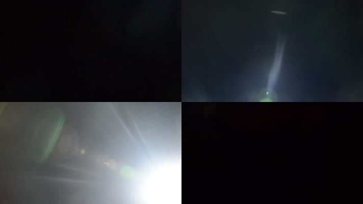 光斑光效闪光彩光特效合成素材 