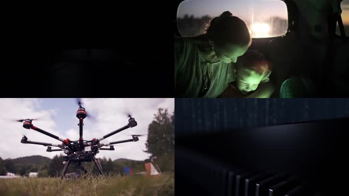 互联网城市工业光影数字信息大数据