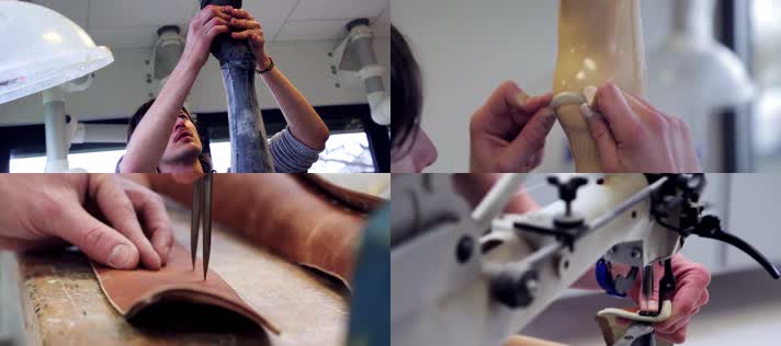 假肢手工打造工艺流程宣传片