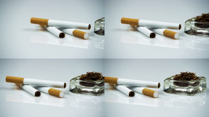 无烟日戒烟抽烟空镜头 
