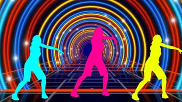 舞底线动感舞台背景