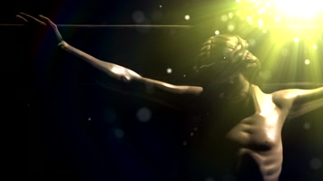 耶稣光线光斑背景