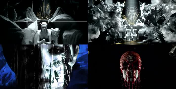 动感时尚科幻抽象人体艺术快闪节奏vj酒吧