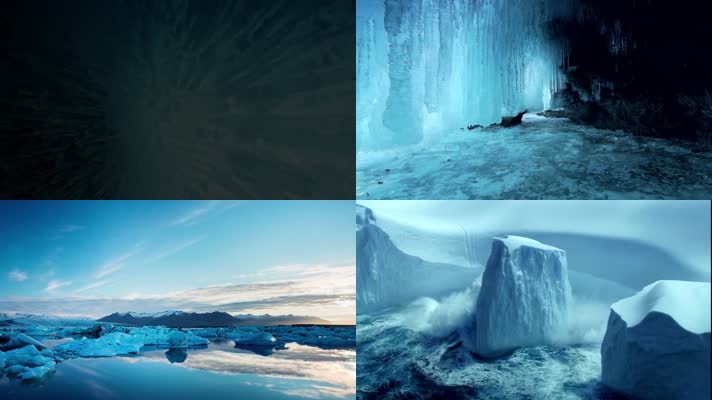 冰川冰雪融化