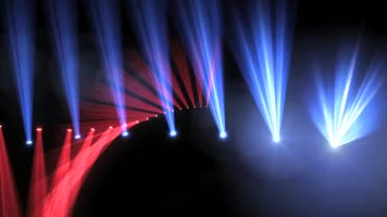 绚丽变幻舞台灯光秀