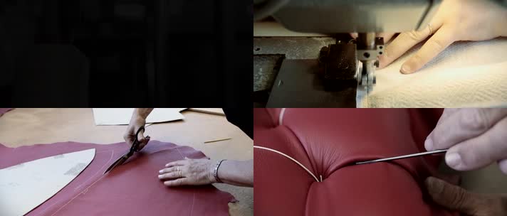 匠心手工工艺打造真皮沙发