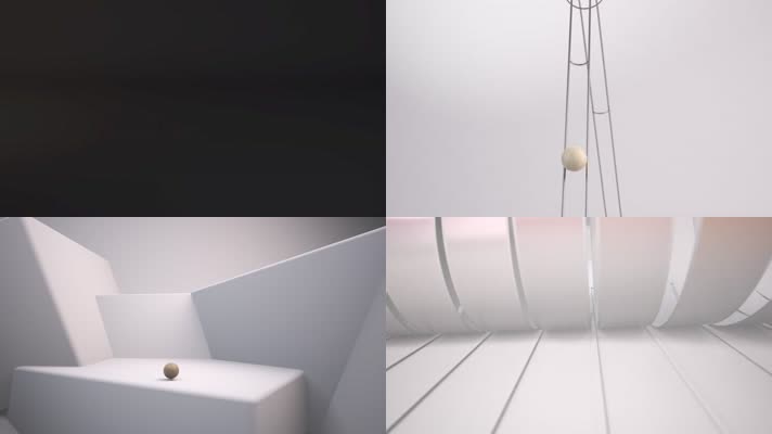 创意时尚木球空间时尚生活色彩