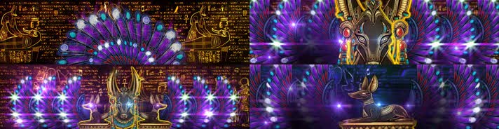 绚丽埃及风舞台背景宽屏