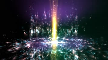  梦幻光影舞台彩色喷泉背景视频