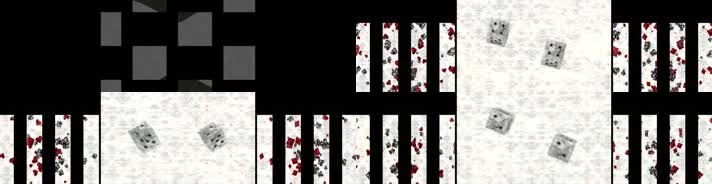 动感时尚梅花桃心分屏LED大屏幕