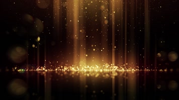 大气金色粒子光线颁奖背景视频
