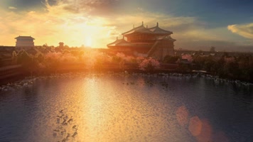 中国历史古代皇宫紫禁城宫殿园林建筑穿梭