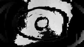 复古噪点动感抽象图形vj酒吧