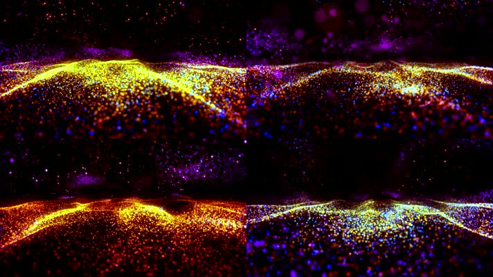 4K唯美远处的星光