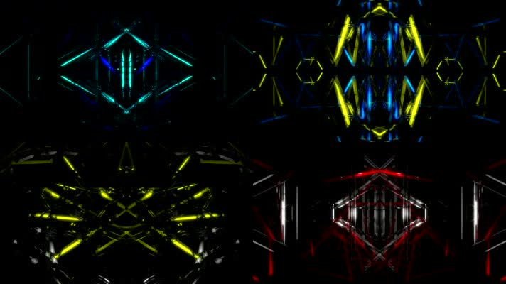 黑暗金属风格酒吧夜店舞台大屏幕