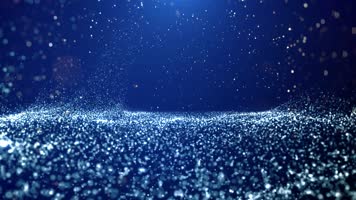 唯美蓝色粒子尘埃背景