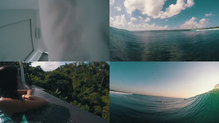 巴厘岛自由行日光浴冲浪潜水
