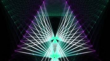 动感节奏三角光线