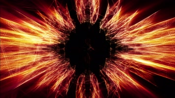 动感节奏金色线条