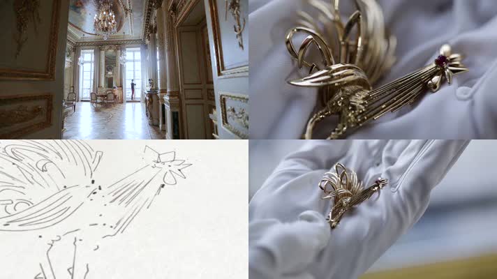 帝国的辉煌大气高档珠宝设计公鸡