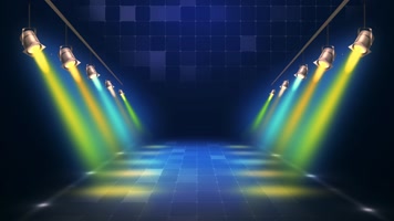 彩色照射灯光舞台