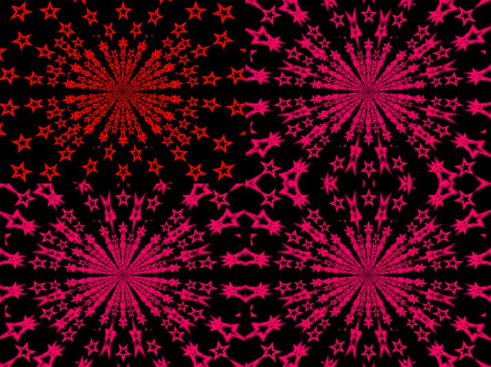 动感五角星彩色