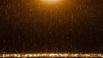 高端金色粒子雨循环背景