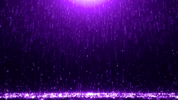 4K超清紫色粒子雨滴循环