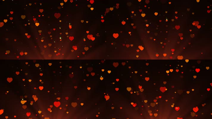 4K心形背景一