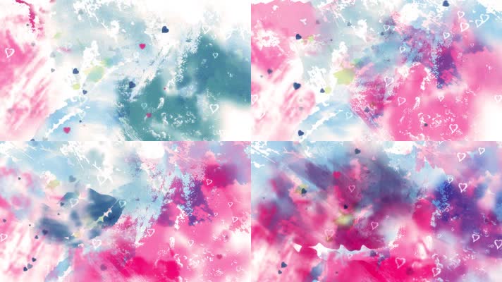 动感时尚炫酷五彩涂鸦婚礼晚会背景合成素材