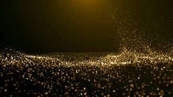 尘埃粒子飞扬金色舞台背景
