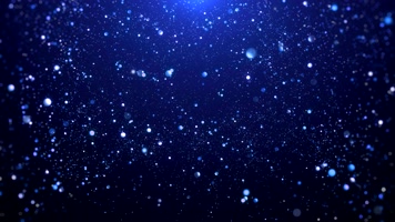 4K蓝色粒子飘落循环