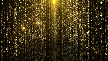 粒子雨金色粒子珠帘