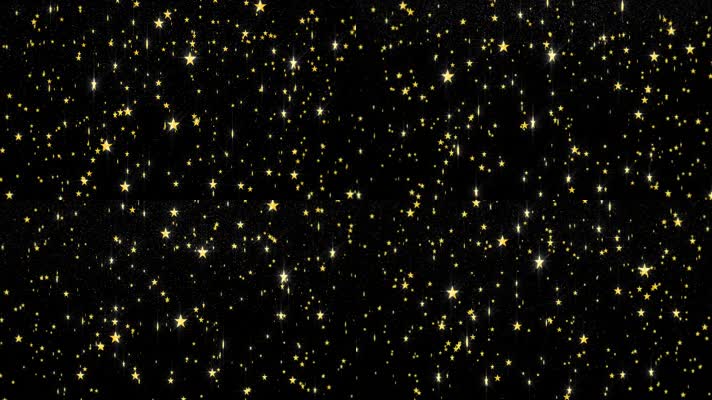 卡通金色星星通道