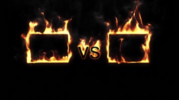 大气火焰VS边框合成