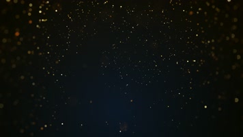 金色粒子飘落合成叠加