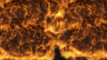 火焰冲屏循环（alpha通道）