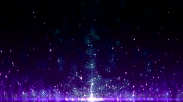 4K紫色浪漫粒子火焰背景