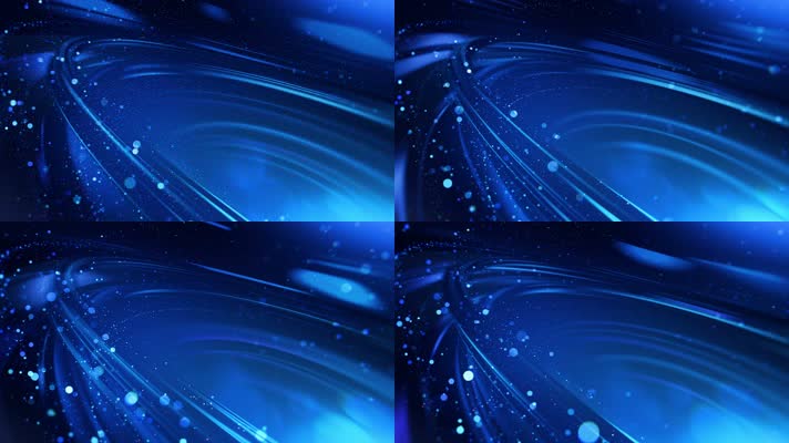 蓝色高端粒子背景