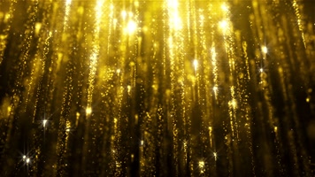 金色粒子雨梦幻背景 金色粒子雨梦幻背景